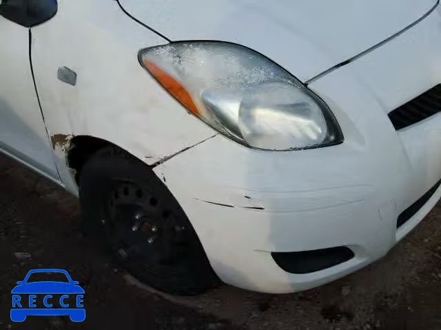 2009 TOYOTA YARIS JTDKT903895247040 зображення 8