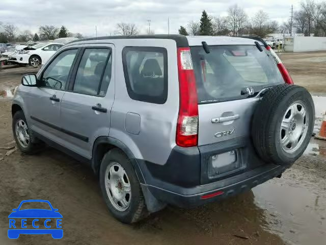 2005 HONDA CR-V LX JHLRD78575C042484 image 2