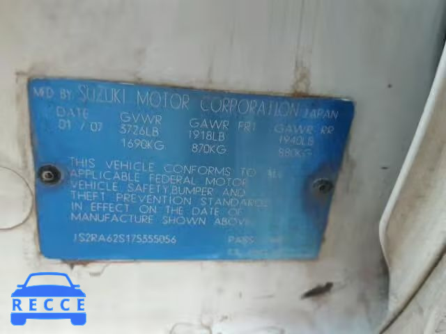 2007 SUZUKI AERIO JS2RA62S175355056 image 9