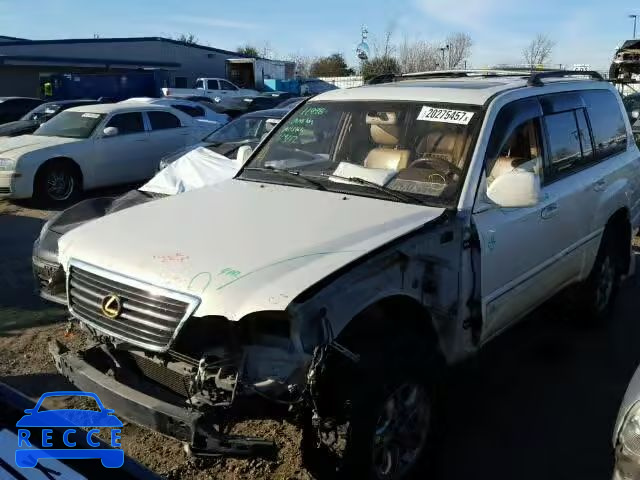 1999 LEXUS LX 470 JT6HT00W2X0037857 image 1