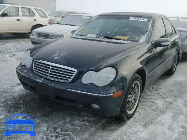 2002 MERCEDES-BENZ C240 WDBRF61J92F137517 зображення 1