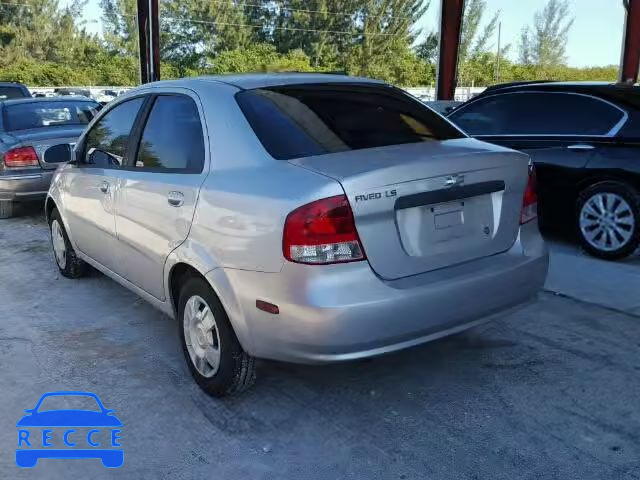 2006 CHEVROLET AVEO/LS KL1TD56676B523286 Bild 2