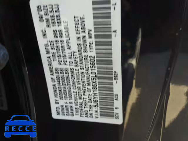 2005 HONDA ELEMENT EX 5J6YH186X5L015602 image 9