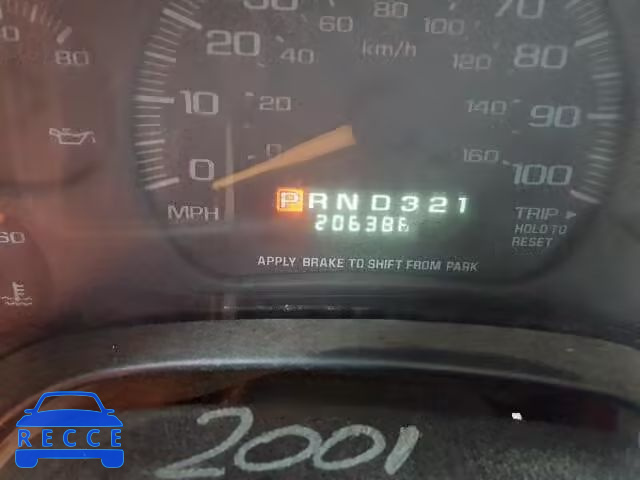 2001 CHEVROLET EXPRESS G2 1GCGG25R411242315 image 7