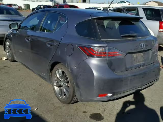 2012 LEXUS CT200H JTHKD5BH8C2057728 зображення 2