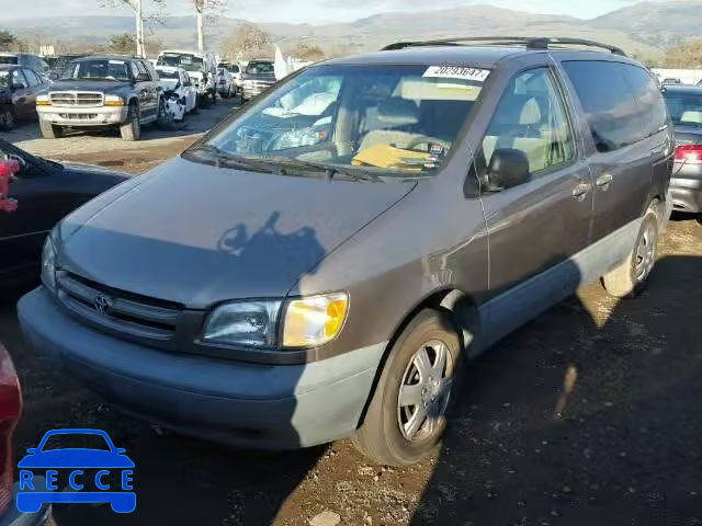 1999 TOYOTA SIENNA LE/ 4T3ZF13C0XU150651 зображення 1