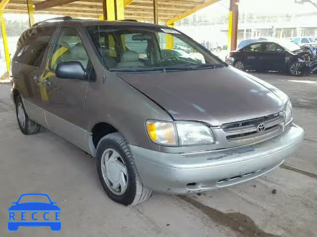 1999 TOYOTA SIENNA LE/ 4T3ZF13C1XU157852 зображення 0