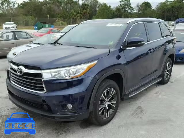 2016 TOYOTA HIGHLANDER 5TDKKRFH0GS121509 Bild 1