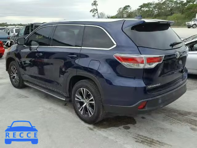 2016 TOYOTA HIGHLANDER 5TDKKRFH0GS121509 Bild 2