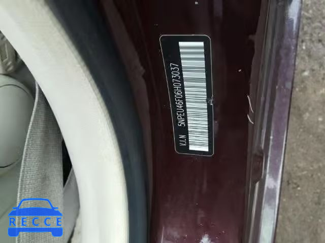 2006 HYUNDAI SONATA GLS 5NPEU46F06H073037 image 9