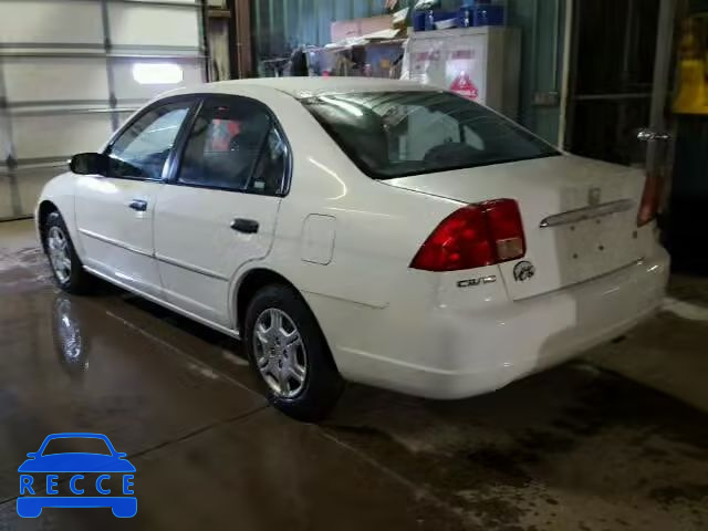 2001 HONDA CIVIC LX 2HGES16551H568509 image 2