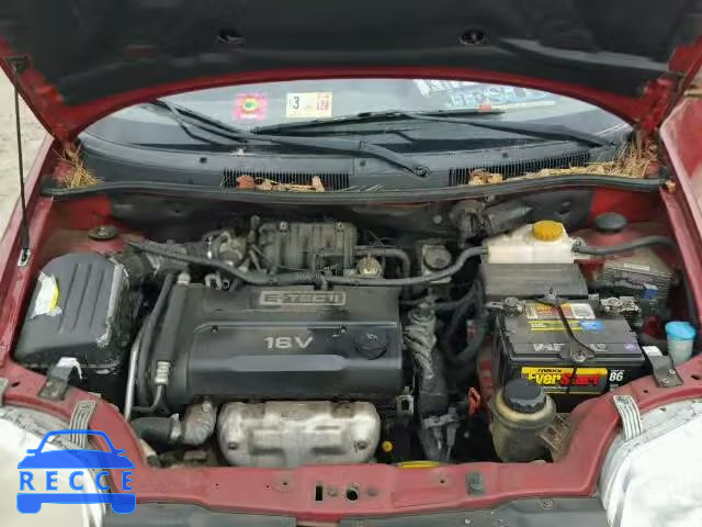 2006 CHEVROLET AVEO LT KL1TG56656B567679 зображення 6