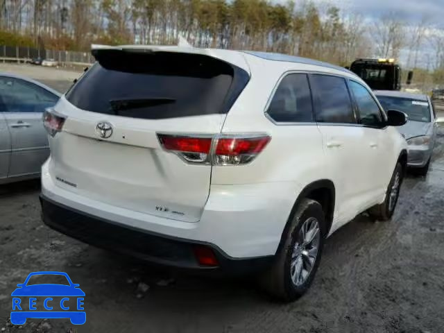 2014 TOYOTA HIGHLANDER 5TDJKRFH5ES061445 image 3