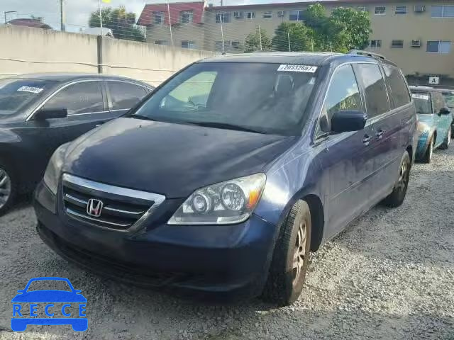2006 HONDA ODYSSEY EX 5FNRL38636B020634 image 1