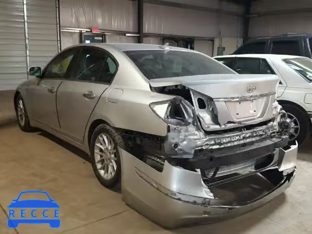 2009 HYUNDAI GENESIS KMHGC46E49U025579 image 2