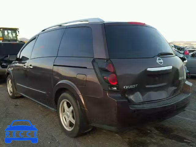 2007 NISSAN QUEST S/SE 5N1BV28U67N138342 image 2