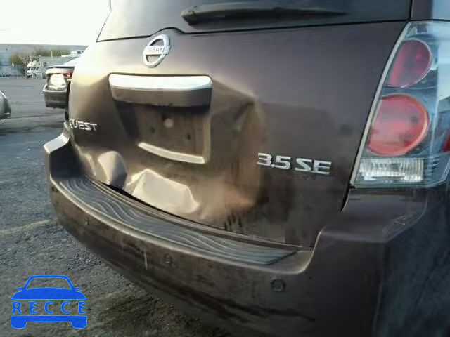 2007 NISSAN QUEST S/SE 5N1BV28U67N138342 Bild 8