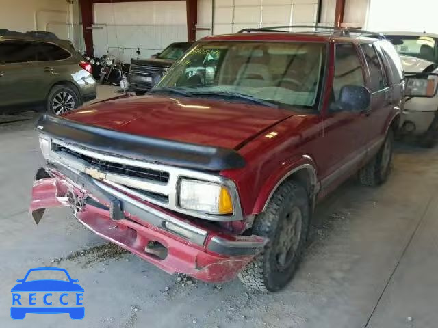 1996 CHEVROLET BLAZER 1GNDT13W6T2130198 зображення 1