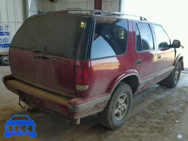 1996 CHEVROLET BLAZER 1GNDT13W6T2130198 зображення 3