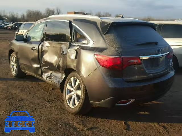 2014 ACURA MDX Advance 5FRYD4H82EB034179 image 2