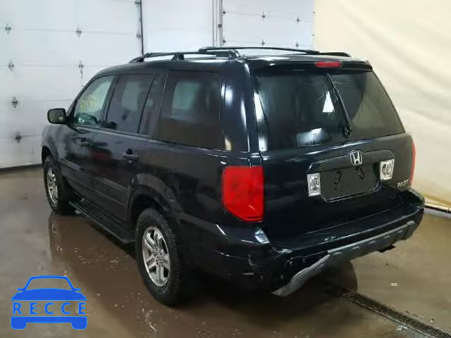 2003 HONDA PILOT EXL 2HKYF18523H508341 image 2