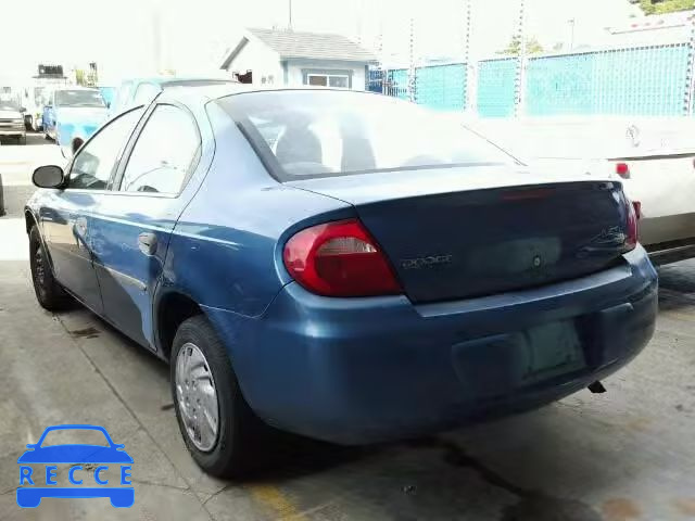 2003 DODGE NEON SE 1B3ES26C23D239318 image 2