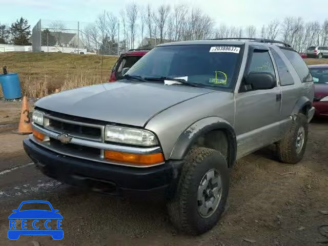 2002 CHEVROLET BLAZER 1GNCT18W72K195242 image 1