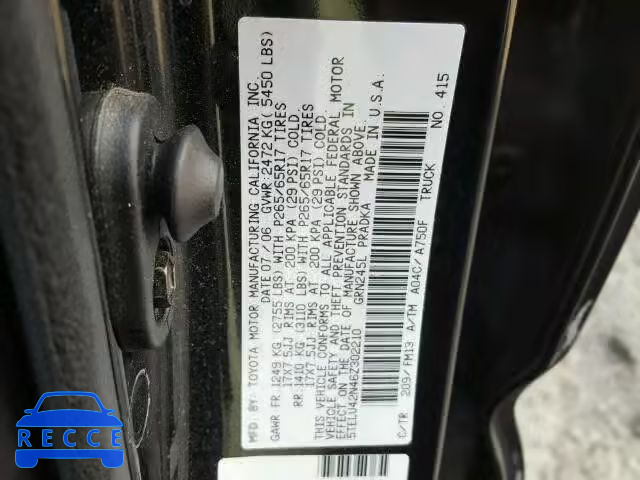 2006 TOYOTA TACOMA DOU 5TELU42N46Z302210 Bild 9