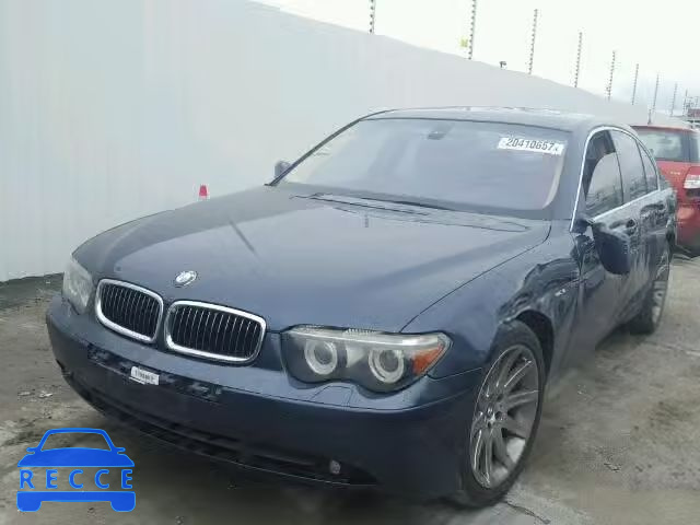 2005 BMW 745I WBAGL63565DP76307 Bild 1