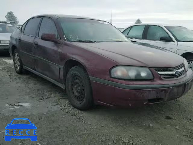 2003 CHEVROLET IMPALA 2G1WF52E639131239 зображення 0