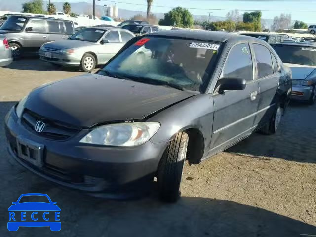 2005 HONDA CIVIC DX V 2HGES16305H543490 зображення 1