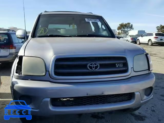 2001 TOYOTA SEQUOIA SR 5TDZT34A01S003370 image 8