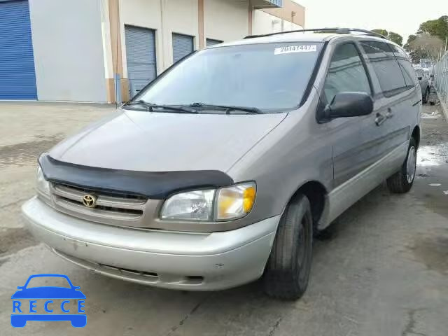 1998 TOYOTA SIENNA LE/ 4T3ZF13C3WU073773 зображення 1