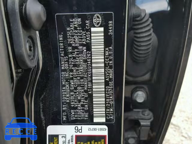 2016 TOYOTA CAMRY LE/X 4T1BF1FK6GU146262 image 9