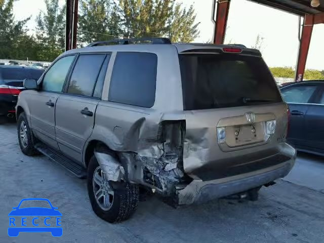 2004 HONDA PILOT EX 2HKYF18474H599101 image 2