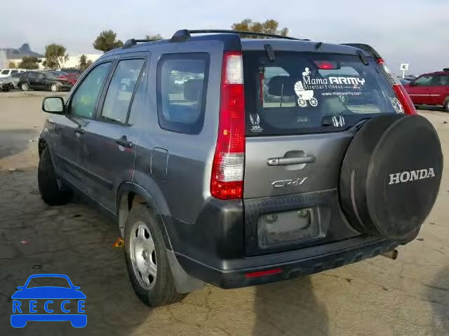 2006 HONDA CR-V LX JHLRD68506C004333 image 2