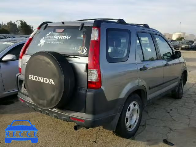 2006 HONDA CR-V LX JHLRD68506C004333 image 3