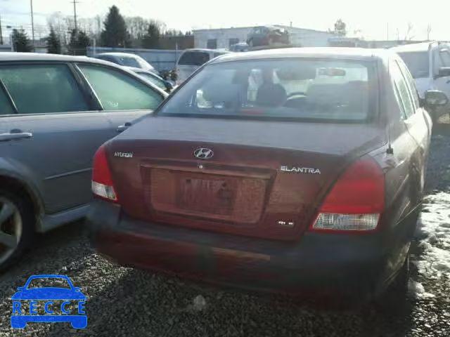 2002 HYUNDAI ELANTRA GL KMHDN45D12U260713 Bild 3