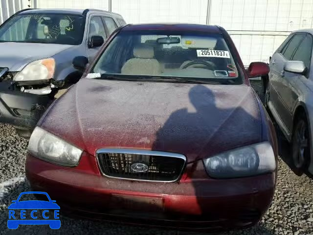 2002 HYUNDAI ELANTRA GL KMHDN45D12U260713 Bild 8