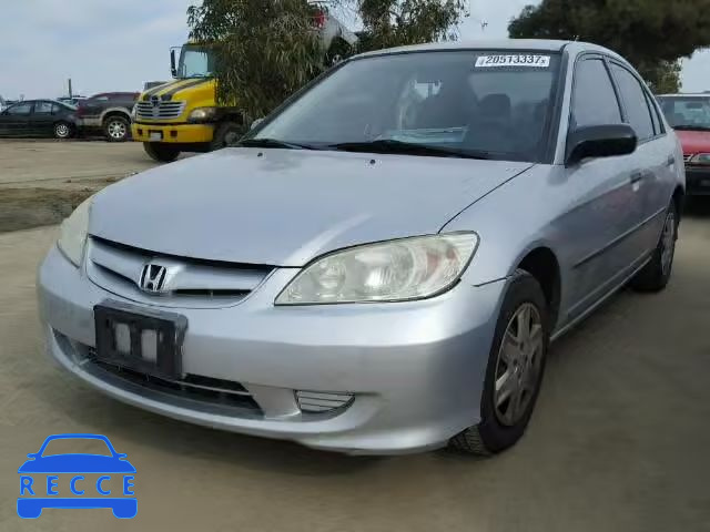 2005 HONDA CIVIC DX V 2HGES16365H604504 зображення 1