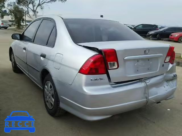 2005 HONDA CIVIC DX V 2HGES16365H604504 зображення 2