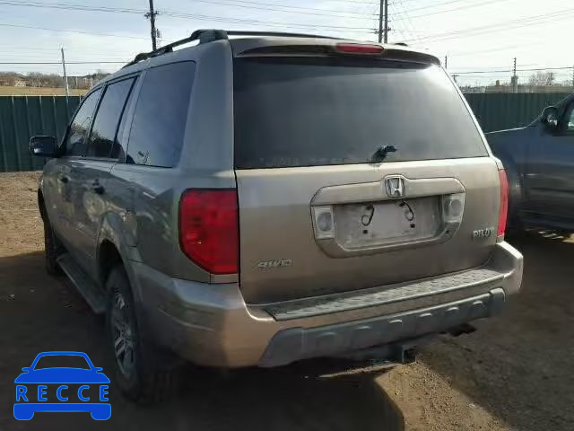 2004 HONDA PILOT EXL 2HKYF18684H610933 image 2