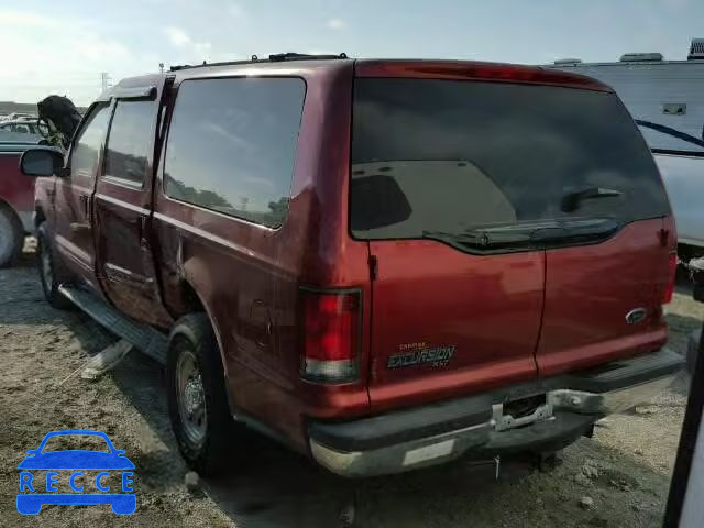 2000 FORD EXCURSION 1FMNU40S5YEA46212 image 2