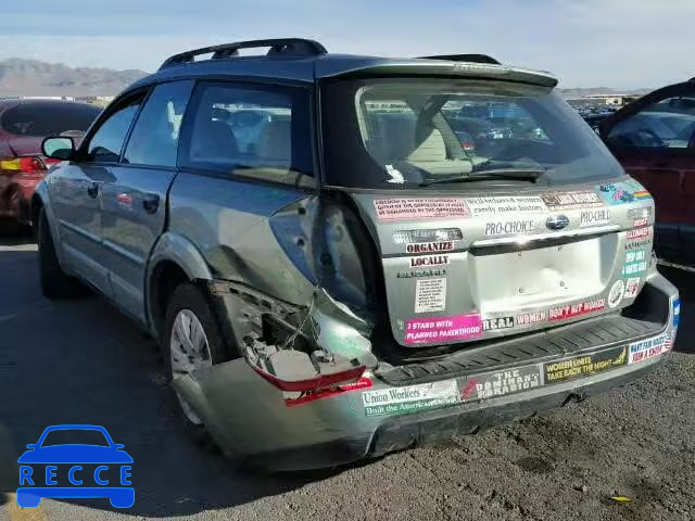 2009 SUBARU OUTBACK 4S4BP60C297341479 image 2