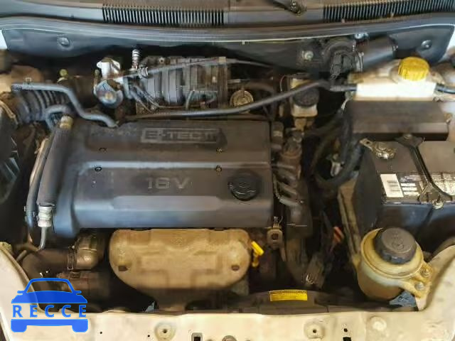 2005 CHEVROLET AVEO/LS KL1TD52625B453572 image 6