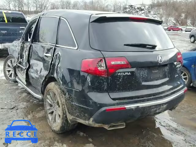 2011 ACURA MDX Advance 2HNYD2H70BH549517 image 2