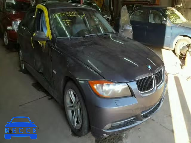 2008 BMW 328XI SULE WBAVC73598KX92305 зображення 0