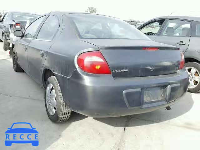 2003 DODGE NEON SE 1B3ES26C23D236743 зображення 2