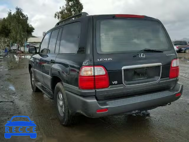 2000 LEXUS LX 470 JT6HT00W0Y0097623 image 2