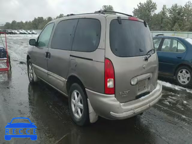 2001 NISSAN QUEST GLE 4N2ZN17T11D828614 image 2